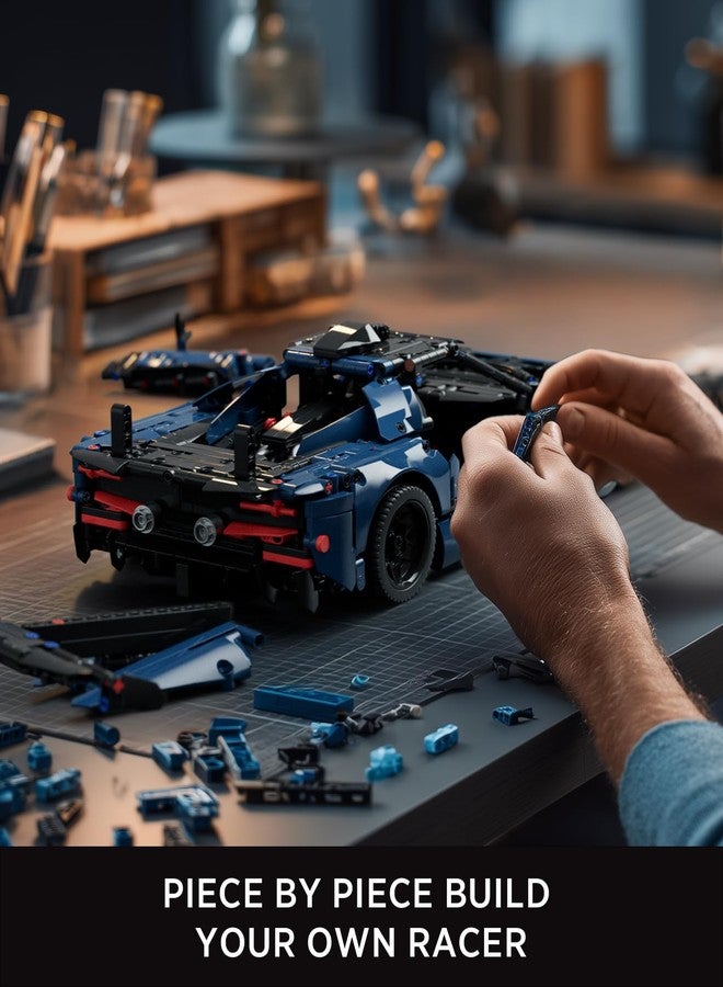 Nifeliz MCX Race Car Building Set for Adults, Collectible 1/12 Scale Sports Car Model Toy, Ideal Gift for Race Lovers (1,726 PCS, NF10321) - Image 5